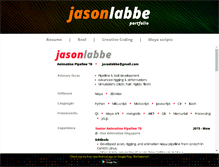 Tablet Screenshot of jasonlabbe3d.com